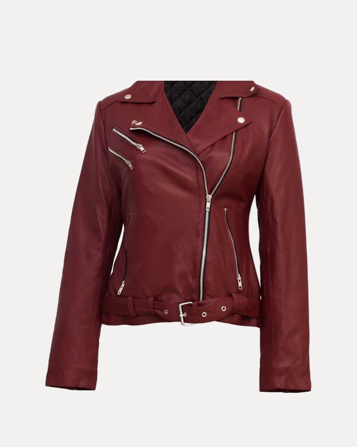 Belted Biker Jacket