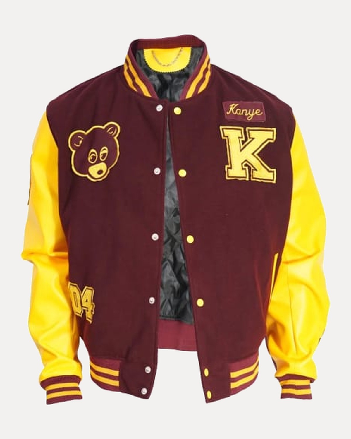 Maroon & Yellow Varsity Jacket